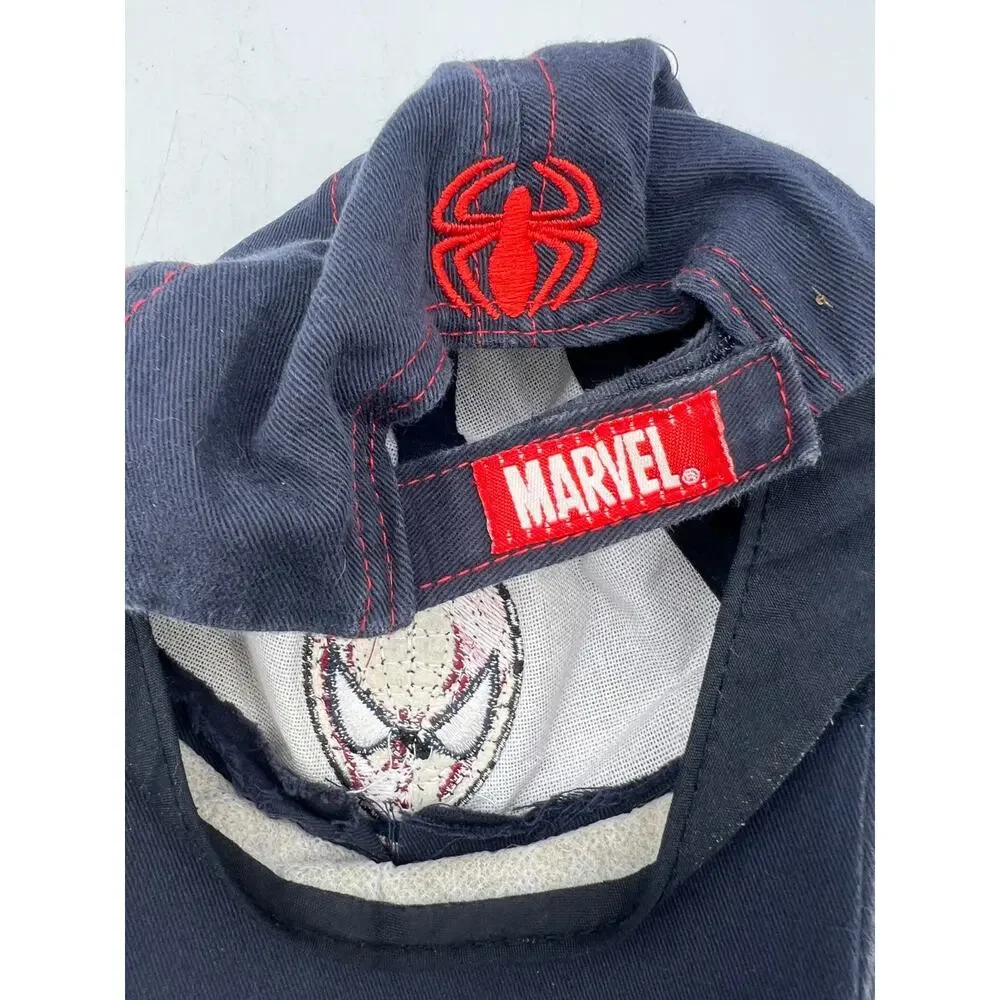Marvel Spider-Man Kids Baseball Cap Navy Red Embroidered Adjustable Hat